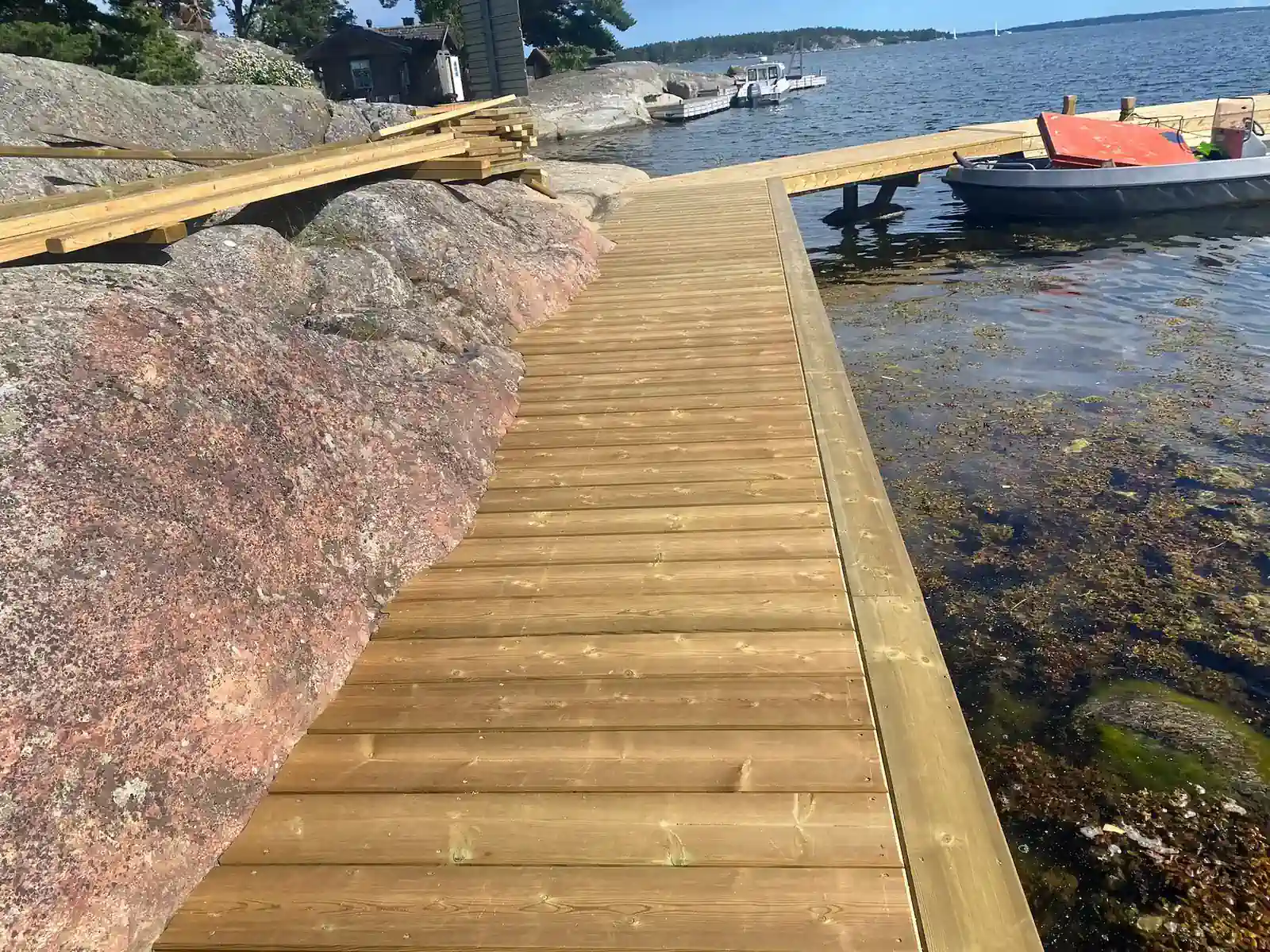 Bilder bryggor vi arbetat med Sjöstruktur AB