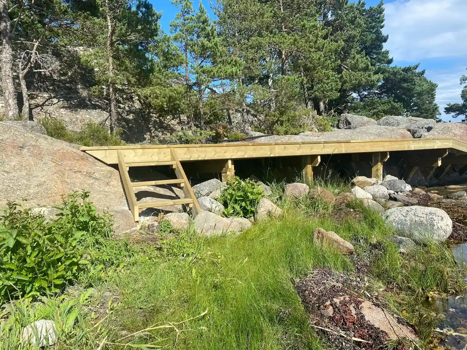 Bilder bryggor vi arbetat med Sjöstruktur AB
